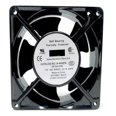 for 4715MS-12W-B5A-A01 Fan 4715MS-12W-B5A-A01 115VAC 0.20/0.18A 12CM 12038 Cooling Fan