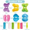 Yiklucg Unleash Creativity with 6 Unique Dino Molds Dough Toys Dough Accessories Set Whit 5 Bright Color Clays.Ideal as a Gift for Kids Aged 3-4-8 Years view 2