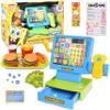 SPONGEBOB SQUAREPANTS Pretend Play Cash Register Toy with Sounds and Lights for Kids Krusty Krab Play Scanner and Fake Food for Boys Girls Toddlers view 1