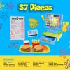 SPONGEBOB SQUAREPANTS Pretend Play Cash Register Toy with Sounds and Lights for Kids Krusty Krab Play Scanner and Fake Food for Boys Girls Toddlers view 2