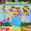 SPONGEBOB SQUAREPANTS Pretend Play Cash Register Toy with Sounds and Lights for Kids Krusty Krab Play Scanner and Fake Food for Boys Girls Toddlers view 3