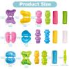 Yiklucg Unleash Creativity with 12 Unique Dino and Animal Molds Dough Toys Dough Accessories Set Whit 10 Clays.Ideal as a Gift for Kids Aged 3-4-8 Years view 2