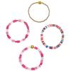 Amscan Festive Beaded Bracelets (Pack of 12) - Stretchable Colorful Bracelets - Perfect for Birthdays, Beach Parties, Baby Showers & More view 2