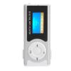 Akozon Portable Sports Music Media MP3 Player with LCD Mini Screen and LED Flashlight, BackClip Design for Sports & Outdoor Activities - Black (Silver) view 1