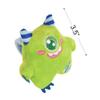 Adorable Green Plush Slap Bracelet - 9" x 3.5" (1 Pc.) - Soft & Huggable Monster Design - Perfect for Kids' Parties & Playtime view 2