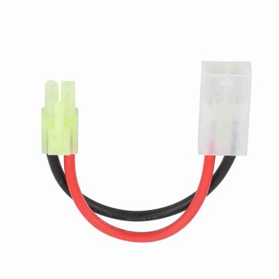 Akozon Large Female to Mini Male Adapter Cable, 13cm Long with 16 AWG HeavyDuty Wire and Silicone Jacket (Otamiya's) (OTA to OTA)