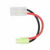 Akozon Large Female to Mini Male Adapter Cable, 13cm Long with 16 AWG HeavyDuty Wire and Silicone Jacket (Otamiya's) (OTA to OTA) view 2