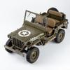 RocHobby 1/6 1941 MB Scaler RC Car, 4x4 Hobby Grade RC Car Mini RC Rock Crawler Military, RC Truck with 550 Brushed Motor, LED Lights for Adults, RS view 1