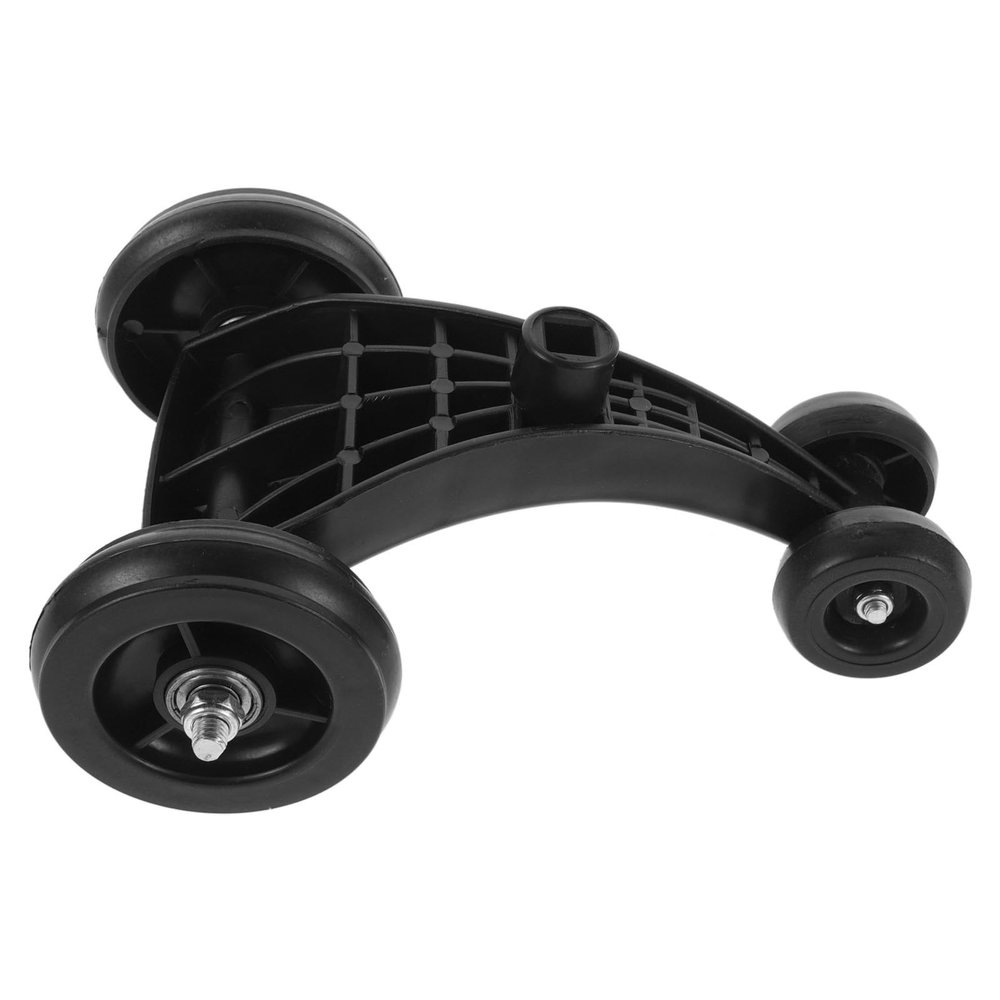 ERINGOGO Toddlers Wiggle Car Replacement Front Wheel Heavy Duty Triangle Plastic Wheel with Stable Three-Legged Base for and Easy Maneuver