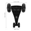 ERINGOGO Toddlers Wiggle Car Replacement Front Wheel Heavy Duty Triangle Plastic Wheel with Stable Three-Legged Base for and Easy Maneuver view 2