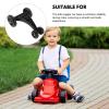 ERINGOGO Toddlers Wiggle Car Replacement Front Wheel Heavy Duty Triangle Plastic Wheel with Stable Three-Legged Base for and Easy Maneuver view 4
