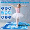 Joyvalley Kids Dance Mat Toys - 2-Player Dance Pad Gifts for Girls Boys Toddlers 3 4 5 6 7 8 9 + Year Old Electronic Dancing Mat Floor Games Toy with Music Light Christmas Birthday Gift (Frozen Blue) view 4