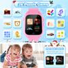 BEIARA Waterproof Kids Smart Watch for 3-12 Years Old Boys Girls Toys with 26 Game Video Camera Pedometer Music Player Alarm Clock Calculator 1.44'' HD Touchscreen Educational Toys Birthdays Gifts view 4