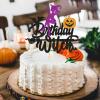 1 Pack Witch Cupcake Toppers - Halloween & Birthday Witch Cupcake Picks for Boy & Girl First Birthday Party Decorations view 4