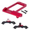 1/10 RC F10 Portal Axle Servo Mount, Aluminum CNC Front Axle BAT Servo Mount Low Center of Gravity for 1/10 RC Crawler Vanquish VS4-10 Phoenix F10 Portal Axle LCG Chassis DIY Upgrades (Red) view 1