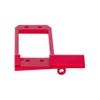 1/10 RC F10 Portal Axle Servo Mount, Aluminum CNC Front Axle BAT Servo Mount Low Center of Gravity for 1/10 RC Crawler Vanquish VS4-10 Phoenix F10 Portal Axle LCG Chassis DIY Upgrades (Red) view 3