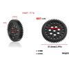 32P 0.8M Metal Steel 39T 45T Spur Gear Main Gear 8053 for TRX TRX4 TRX6 1/10 RC Crawler Car Spare Parts Upgrade Accessories(39T) view 4