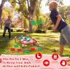 Gemscream Christmas Bean Bag Toss Games with 6 Bean Bags Portable PVC Framed Santa Claus Corn Hole Game Set for Kids Adult Xmas Holiday Theme Outdoor Indoor Game Party view 4