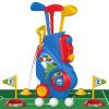 Liberry Toddler Golf Set for 2 3 4 Years Old Boys Girls, Upgraded Kids Golf Clubs Set with Cart, Putting Mat, Outdoor Indoor Sports Toy Birthday Gift, Blue view 1