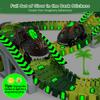 Dinosaur Toys for Kids 3-5, Glow in The Dark Flexible Train Track Playset, 2 Dinosaur Car for 3 4 5 6 7 Year & Up Old Boys & Girls Best Gift view 3