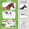 WAIIW Farm Animal Toys for Toddlers,23 PCS Animal Toys with Realistic Animal Figurines,Tractor Toy and Fence,Farm Playset Educational Learning Toys for Toddlers Kids 3-5 view 3