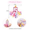 3rd Birthday Korker Hair Bow - 3rd Birthday Candle Number Hair Accessories, Third Birthday Girl Hair Clips, 3rd birthday Hair Bow view 4