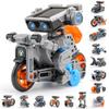 AOHU Solar Robot Building Kit STEM Gift for Boys Aged 8-13, DIY 15-in-1 Educational Science Building Toy, Solar or Battery Powered Robotic Set for Children Birthday with 212 Pieces view 1