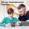 AOHU Solar Robot Building Kit STEM Gift for Boys Aged 8-13, DIY 15-in-1 Educational Science Building Toy, Solar or Battery Powered Robotic Set for Children Birthday with 212 Pieces view 2