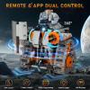 5in1 STEM Building Toys for Kids 6-14, Remote & APP Controlled Mech Robots/Heavy Tanks/Tracked Racer STEM Building Kit for Kid Science Learning, 552 Pcs DIY Erector Sets Gifts for Boys & Girls view 3