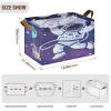 ALAZA Astronaut Solar System Universe Galaxy Nebula Space Rectangular Closet Storage Box Storage Bin Basket Storage Cube with Leather Handles Nursery Storage Laundry Hamper 2 Piece view 3
