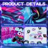 112PCS Video Game Birthday Party Decorations Set for Boy Gamer Party Favors Decor Happy Birthday Gaming Banner Backdrop Tablecloth Blue Balloons Arch Kit Cake Toppers Centerpiece Teen Men Supplies view 4