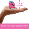 Barbie Mini BarbieLand 4-Pack Doll & Toy Vehicle Set with 4 1 1/2-inch Dolls & 4 Iconic Toy Vehicles with Color-Change Surprise view 3