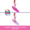 Barbie Mini BarbieLand 4-Pack Doll & Toy Vehicle Set with 4 1 1/2-inch Dolls & 4 Iconic Toy Vehicles with Color-Change Surprise view 4