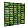1/64 Model Car Display Case, Toy Car Storage Organizer, Cars Storage Showcase, Wall Display Case, 1/64 Display Case with Shelves, Wall Mounted Display Case,Toy Car Organizer, (Green) view 3