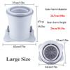 Manual Clothes Spin Dryer 17x15in 17x18.5in Spin Dryer Non-Electric Convenience And Efficiency For RV Apartments Dorms Camping Travel(White,Large) view 3
