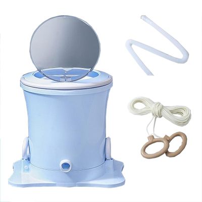 Manual Clothes Spin Dryer 17x15in 17x18.5in Spin Dryer Non-Electric Convenience And Efficiency For RV Apartments Dorms Camping Travel(Blue,Large)
