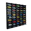 1/64 Model Car Display Case, Toy Car Storage Organizer, Cars Storage Showcase, Wall Display Case, 1/64 Display Case with Shelves, Wall Mounted Display Case,Toy Car Organizer, (Black) view 3