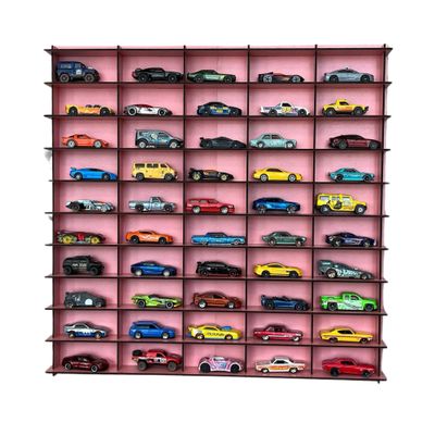 50 Car 1/64 Model Car Display Case ,Toy Car Storage Organizer,Cars Storage Showcase,1/64 Car Shelves,Wall Mounted Display Case,Toy Car Organizer