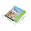 Tbest Portuguese English Sound Book, Bilingual Language Learning Toy, Interactive Educational Book with Erasable Pages (Green) view 3