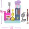 Barbie Mini Land DreamHouse & 3 Playsets with 4 1.5-Inch Dolls, Doll House Furniture & Accessories, Includes Pet Boutique, Hair Salon, & Supermarket view 2