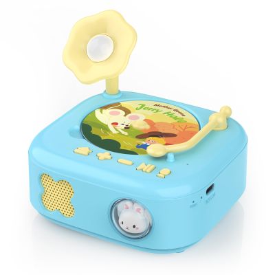 Story Toys for Music Montessori Musical Toys HOMESTEC Player for Toddlers Age 2-3,Record Player for Kids Educational Learning Sensory Toddler Toy,Kids Phonograph Music Gifts Girl Boy Toy (60pcs Cards)