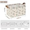 ALAZA Deer Cartoon Funny Rectangular Closet Storage Box Storage Bin Basket Storage Cube with Leather Handles Nursery Storage Laundry Hamper 2 Piece view 3