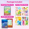 Mocoosy Magnetic Dress Up Dolls for Girls, Princess Mermaid Fairy Ballerina Magnet Doll Dress Up Kit, Travel Game Airplane Car Road Trip Activities Toy Birthday Easter Gift Toddler Girl Age 3 4 5 6 7 view 3