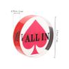 BCOATH Acrylic Dealer Button with Engraved Heart Multi-Functional Poker Accessory for Tournaments and Smooth Texture for and Game view 2