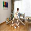 Montessori Climbing Triangle | Wooden Indoor Climbing Frame for Kids & Toddlers | Montessori Climbing Structure | Montessori Play Structure Wooden Activity Triangle (Triangle + 2 Ramps) view 2