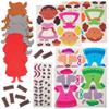 Baker Ross FN179 Little Red Riding Hood & Wolf Mix & Match Magnet Kits - Pack of 8, Fairytale Decoration Craft Sets for Children view 2