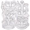 Baker Ross FN193 Reptile Colour-in Masks - Pack of 8, Fancy Dress Costume Arts and Crafts view 3