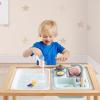 Beright Color Changing Kitchen Sink Toys, Toddler Sink Toys with Upgraded Faucet, Pretend Play Toys with Running Water, Perfectly Matched with Beright Sensory Table, Blue view 3