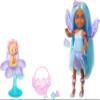 Barbie Chelsea Doll & Accessories Set, Small Fairy Doll with Blue Hair & Wings, Pet & 8 Themed Pieces, Including Flower Pet Bed view 1