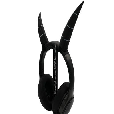 Elegance & Geekery LLC Long Striped Horns for Headphones